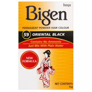 Bigen Permanent Powder Hair Colour Oriental Black pack cover