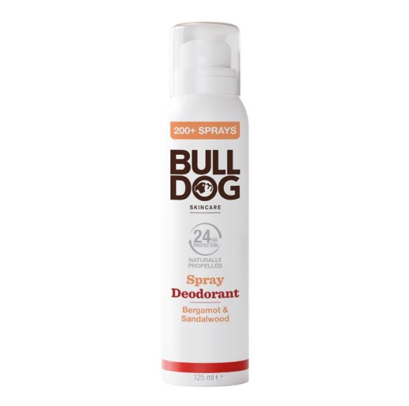 Bull Dog Bergamot & Sandalwood Spray Deodorant