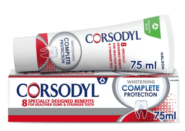 Corsodyl Complete Protection Gum Care Toothpaste Whitening