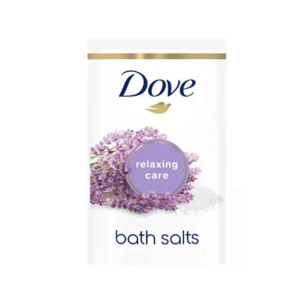 Dove Bath Salts Lavender & Chamomile Relaxing Care 900g pack image