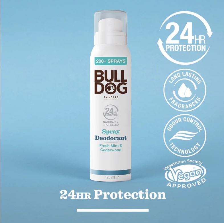 Fresh-Mint-Cedarwood-Spray-Deodorant-01 Bull Dog Fresh Mint & Cedarwood Spray Deodorant