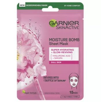 Garnier Skin Active Moisture Bomb Sakura Hydrating Sheet Mask