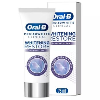 Oral-B 3D White Whitening Restore Diamond Clean Toothpaste 75ml