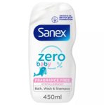 Sanex-Zero-Hypoallergenic-Baby-Bath-Foam-Shampoo-450ml