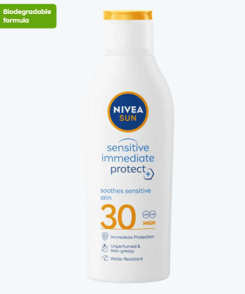 NIVEA SENSITIVE IMMEDIATE PROTECT SUN LOTION SPF 30