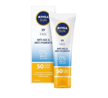 Nivea SUN UV Face Q10 Anti-Age & Anti-Pigment Sun Cream SPF 50