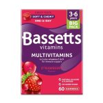 Bassetts Vitamins Strawberry Flavour Multivitamins (Big pack) | healthy vision | strong bones | no added sugar