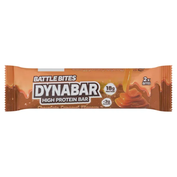 Battle Bites Dynabar Chocolate Caramel Flavour High Protein Bar