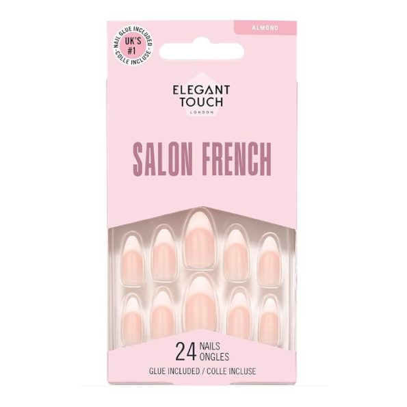 Elegant touch salon French | press on nails | salon quality