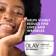 Olay Anti-Wrinkle Firm & Lift Day Cream With SPF15, For Fine Lines & Wrinkles,50ml