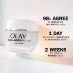 Olay Collagen Peptide Face Moisturiser with Niacinamide. Anti Ageing Skincare cream, 50ml