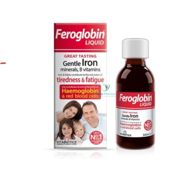 Vitabiotics Feroglobin Liquid Iron B12 | Energy level | relief from fatigue immunity support