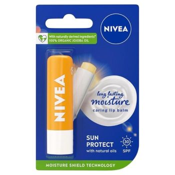 Nivea Sun Protect Lip Balm | long lasting | hydration | sun protection | easy application