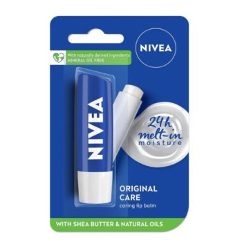 Nivea Original Care Lip Balm | LONG LASTING | NATURAL INGREDIENTS | HYDRATING | SHEA BUTTER