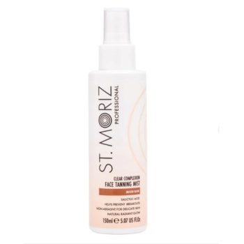 St. Moriz Professional Clear Complexion Face Tanning Mist Medium | self tanning mist | natural ingredients | lightweight | natural glow