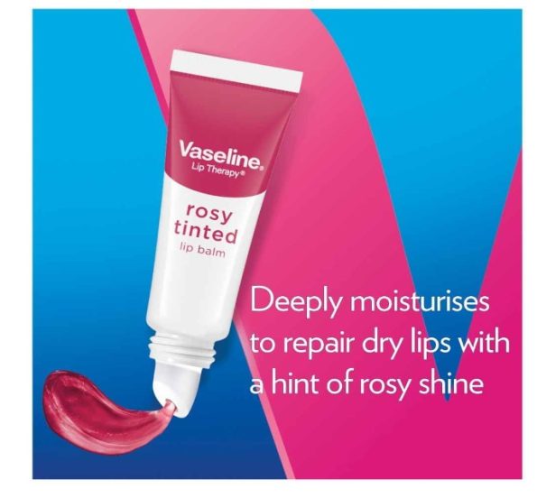 Vaseline Lip Therapy Rosy Tinted Lip Balm Tube